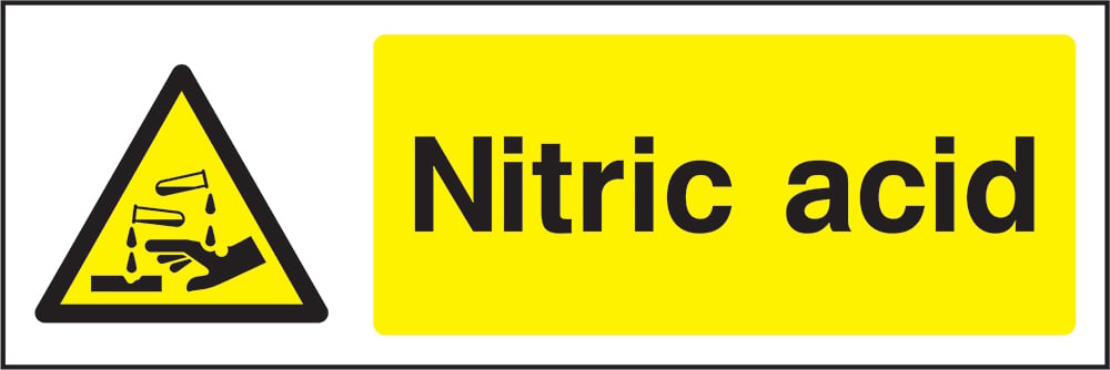 Signage: Nitric Acid Hazard (CHEM0007)