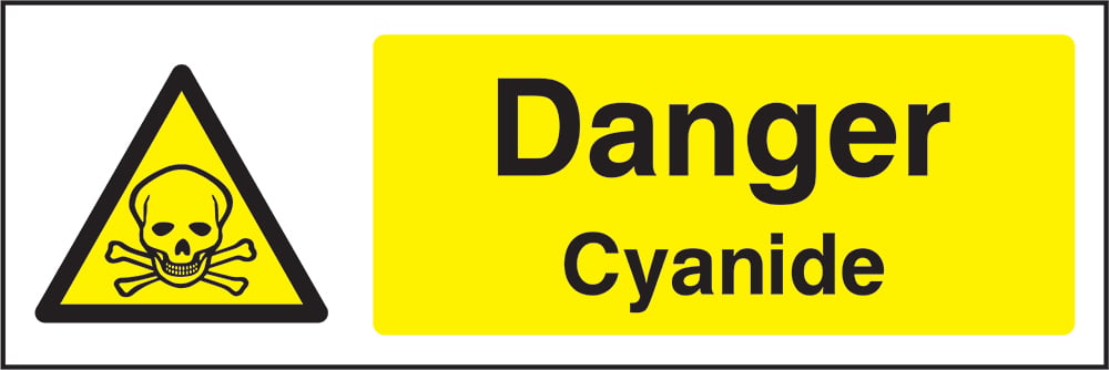 Signage: Danger Cyanide (CHEM0011)