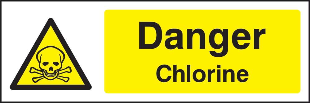 Signage: Danger Chlorine (CHEM0013)