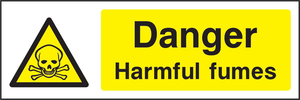 Signage: Danger Harmful Fumes (CHEM0014)