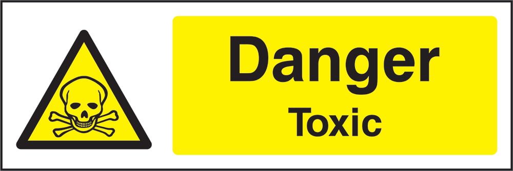 Signage: Danger Toxic (CHEM0015)