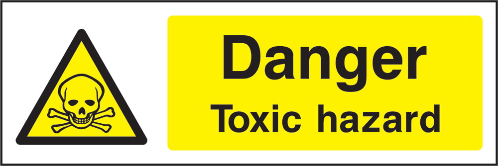 Signage: Danger Toxic Hazard (CHEM0017)