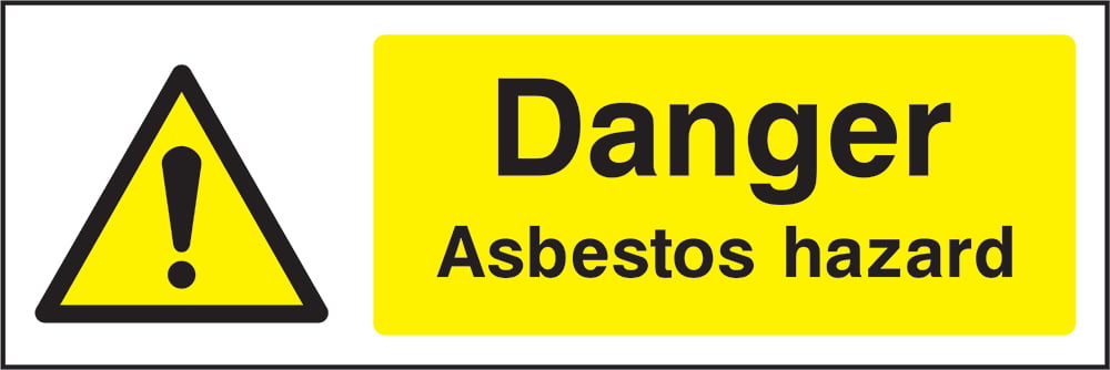 Signage: Danger Asbestos Hazard (CHEM0021)