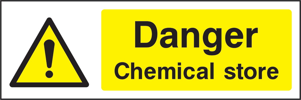 Signage: Danger Chemical Store (CHEM0023)