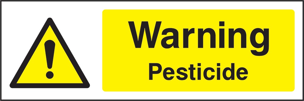 Signage: Warning Pesticide (CHEM0028)