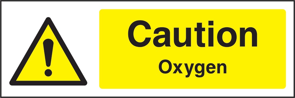 Signage: Caution Oxygen (CHEM0030)
