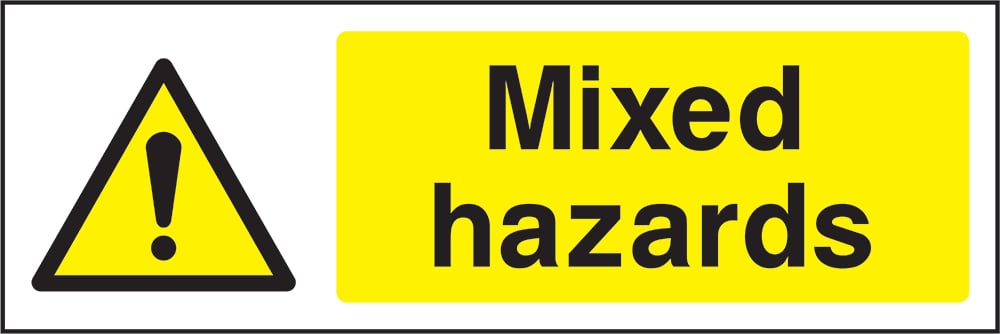 Signage: Mixed Hazards (CHEM0032)