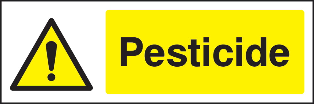 Signage: Warning Pesticide (CHEM0033)