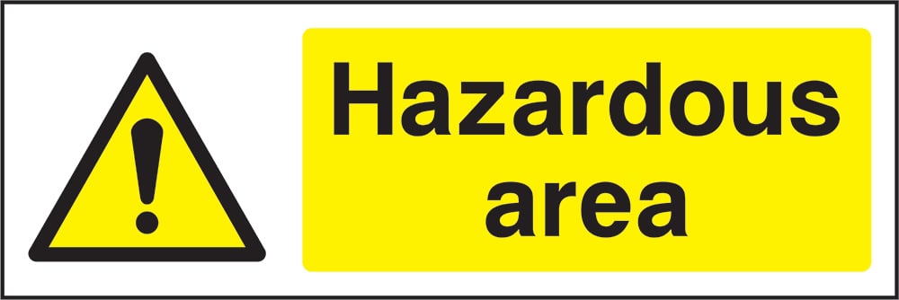 Signage: Hazardous Area (CHEM0036)