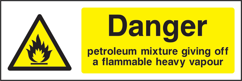 Signage: Danger Flammable Vapour (CHEM0040)
