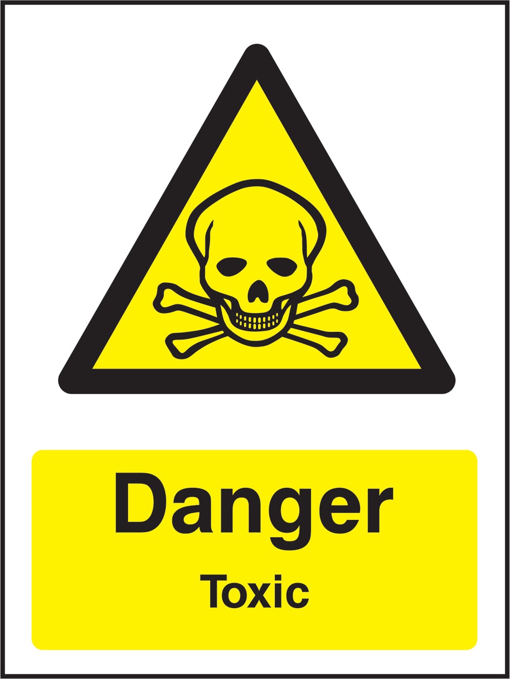 Signage: Danger Toxic (CHEM0059)