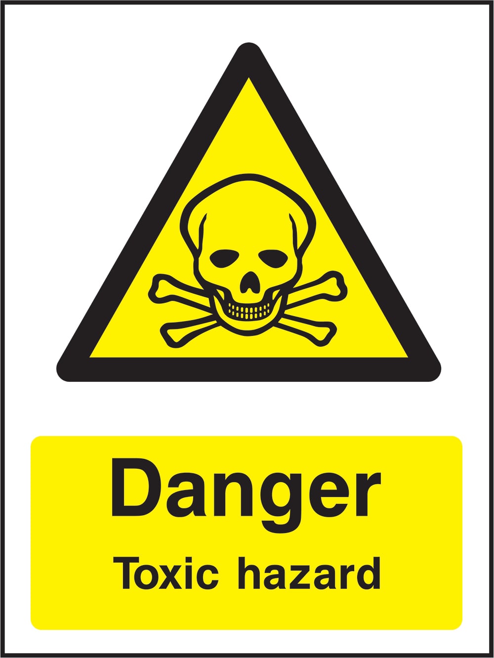 Signage: Danger Toxic Hazard (CHEM0061)
