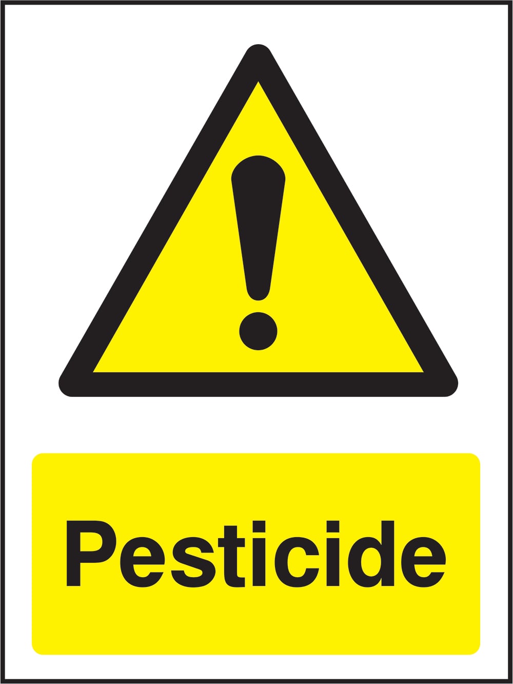 Signage: Pesticide Hazard (CHEM0077)