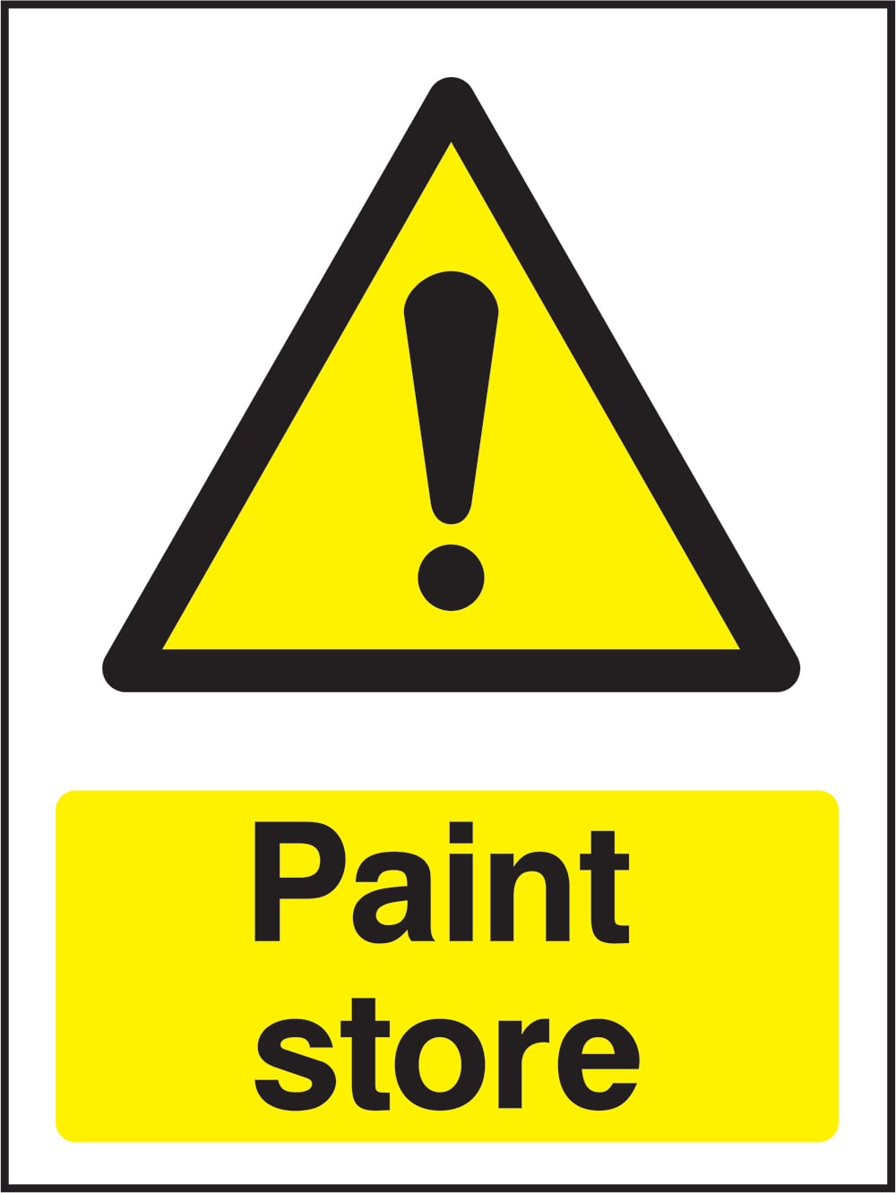 Signage: Paint Store (CHEM0079)