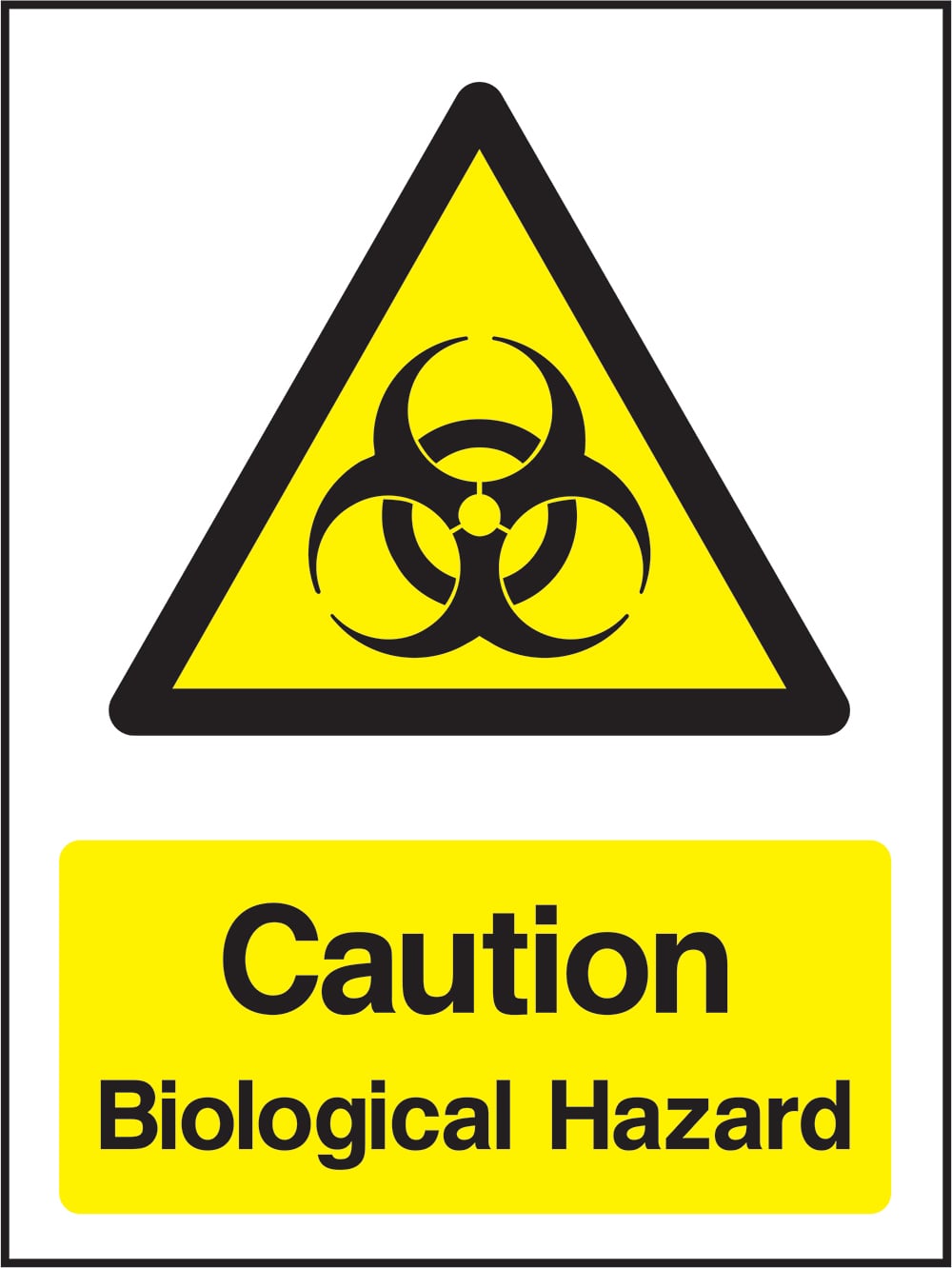 Signage: Caution Biological Hazard (CHEM0087)