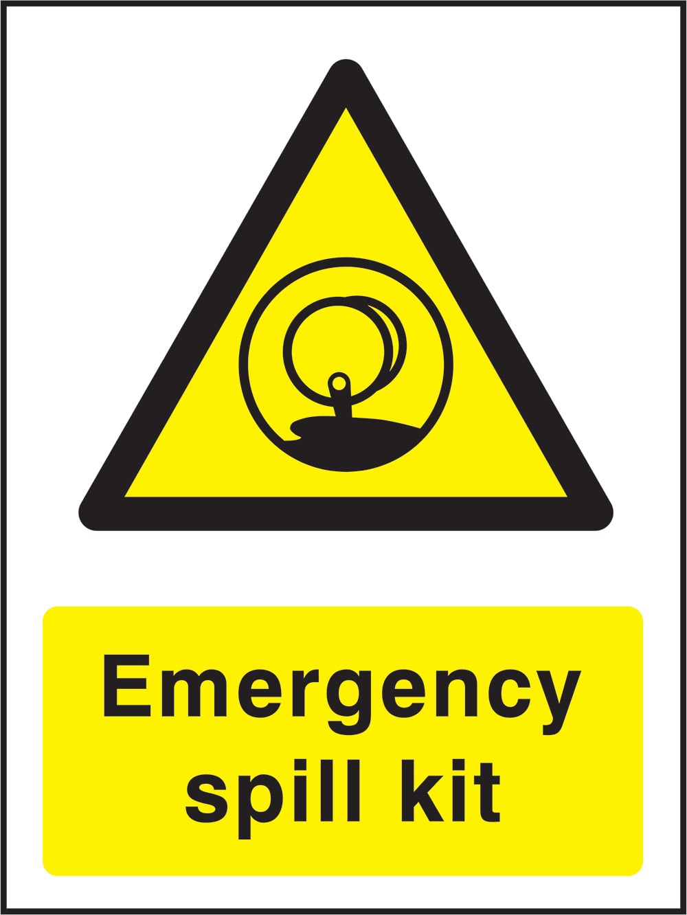 Signage: Emergency Spill Kit (CHEM0088)