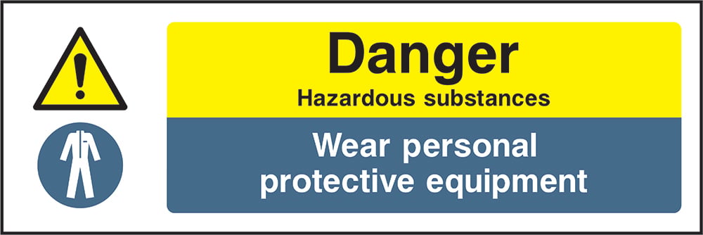 Signage: Wear Protective Clothing (CHEM0092)