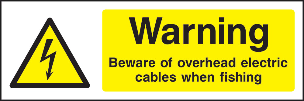 Signage: Warning Overhead Electric Cables (ELEC1_0029)