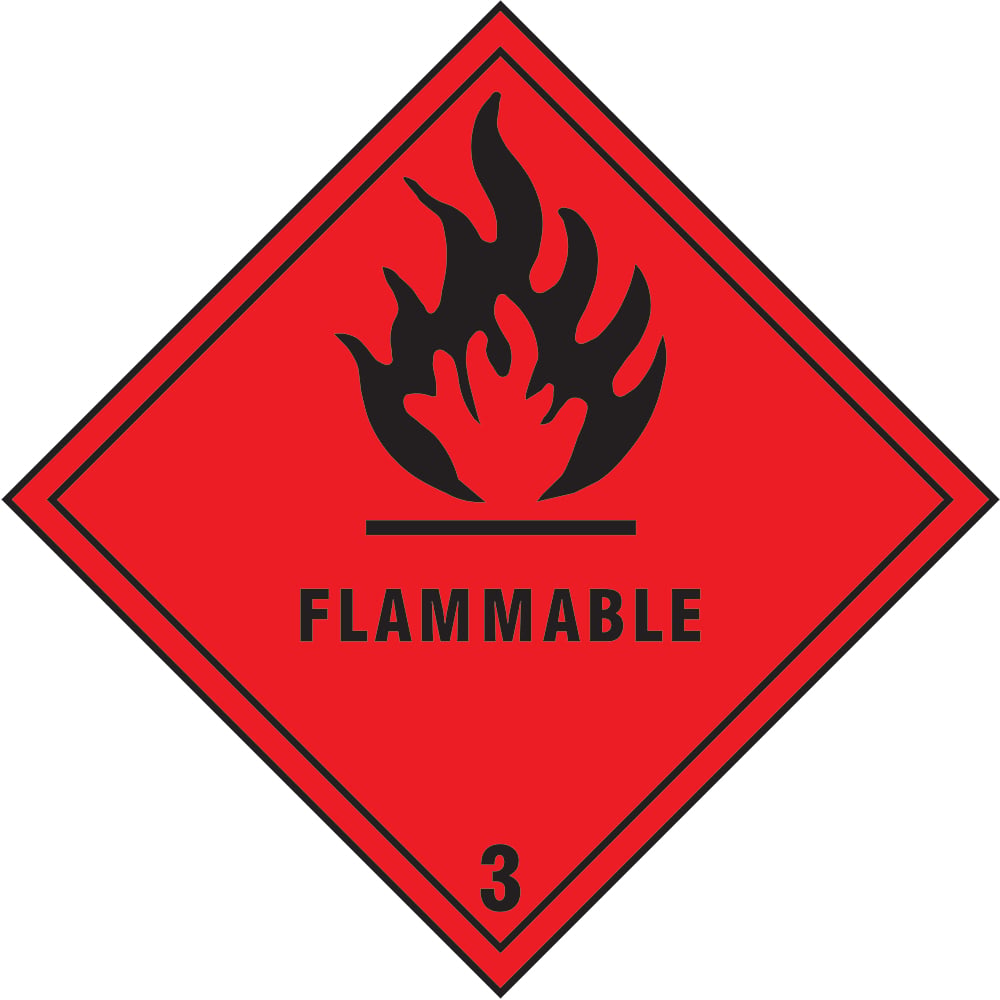 Signage: Flammable (DANG0001)