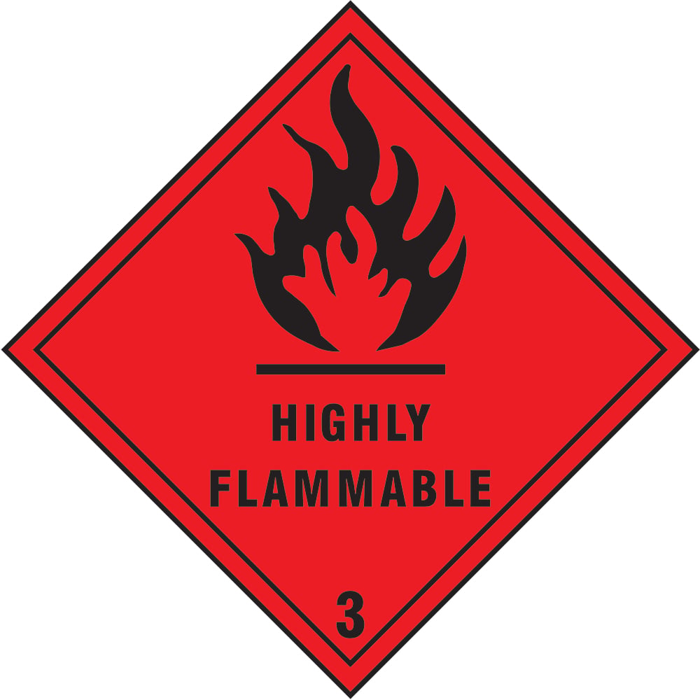 Signage: Highly Flammable (DANG0002)
