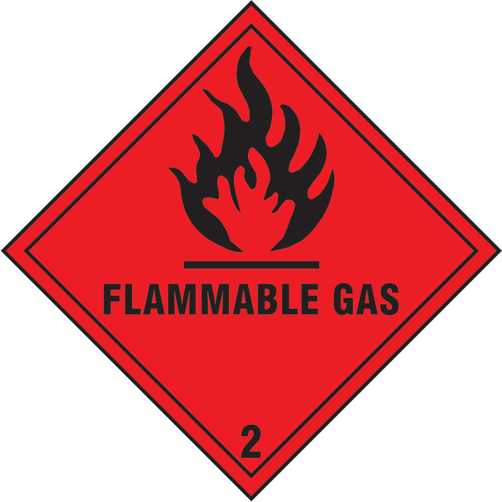 Signage: Flammable Gas (DANG0004)