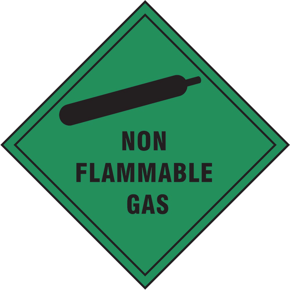 Signage: Non Flammable Gas (DANG0008)