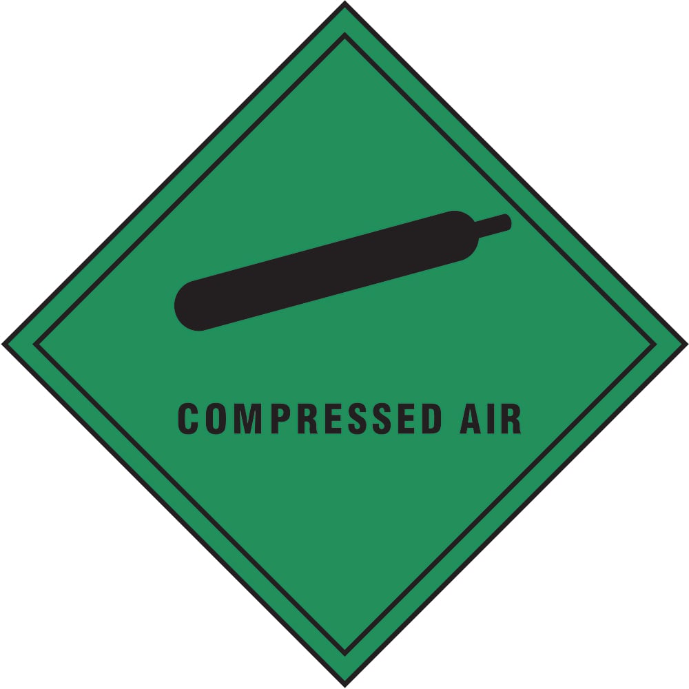 Signage: Compressed Air (DANG0010)