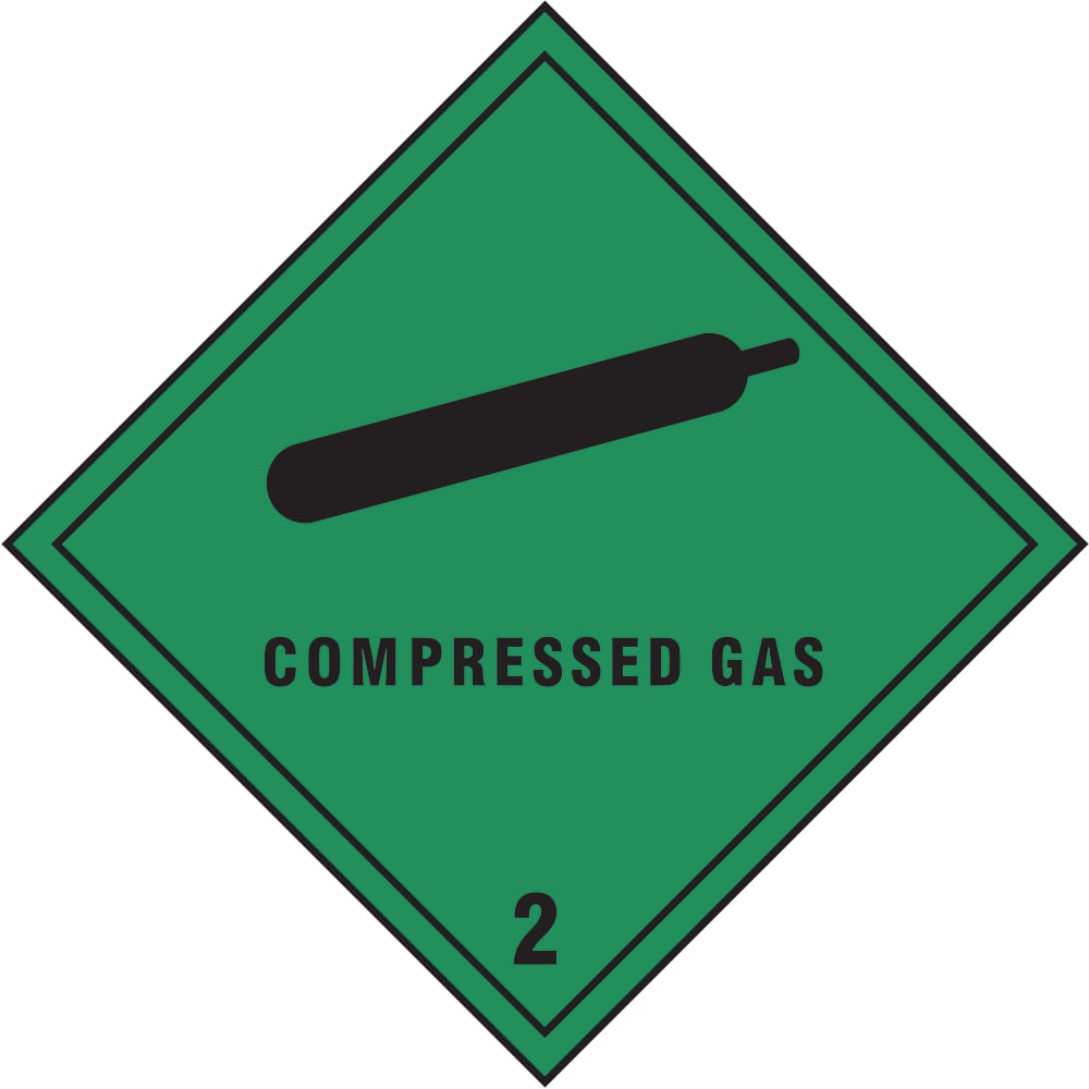 Signage: Compressed Gas (DANG0013)