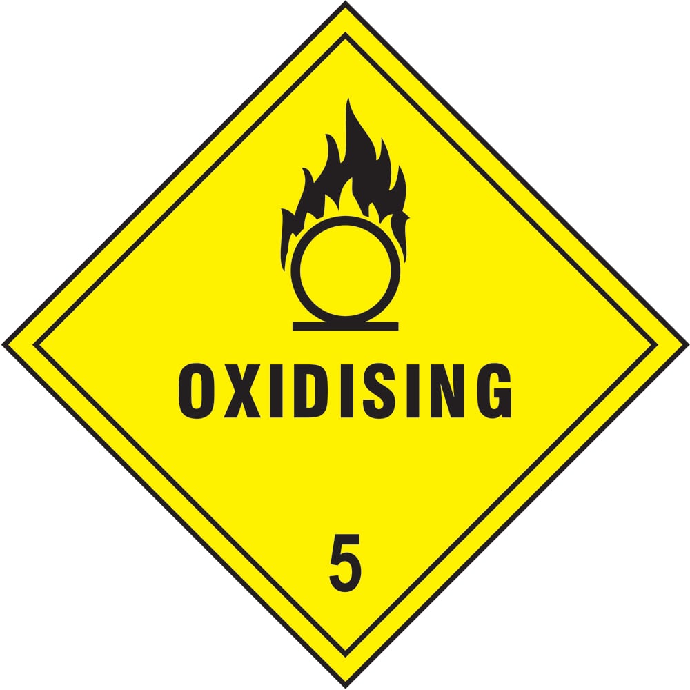 Signage: Oxidising (DANG0016)