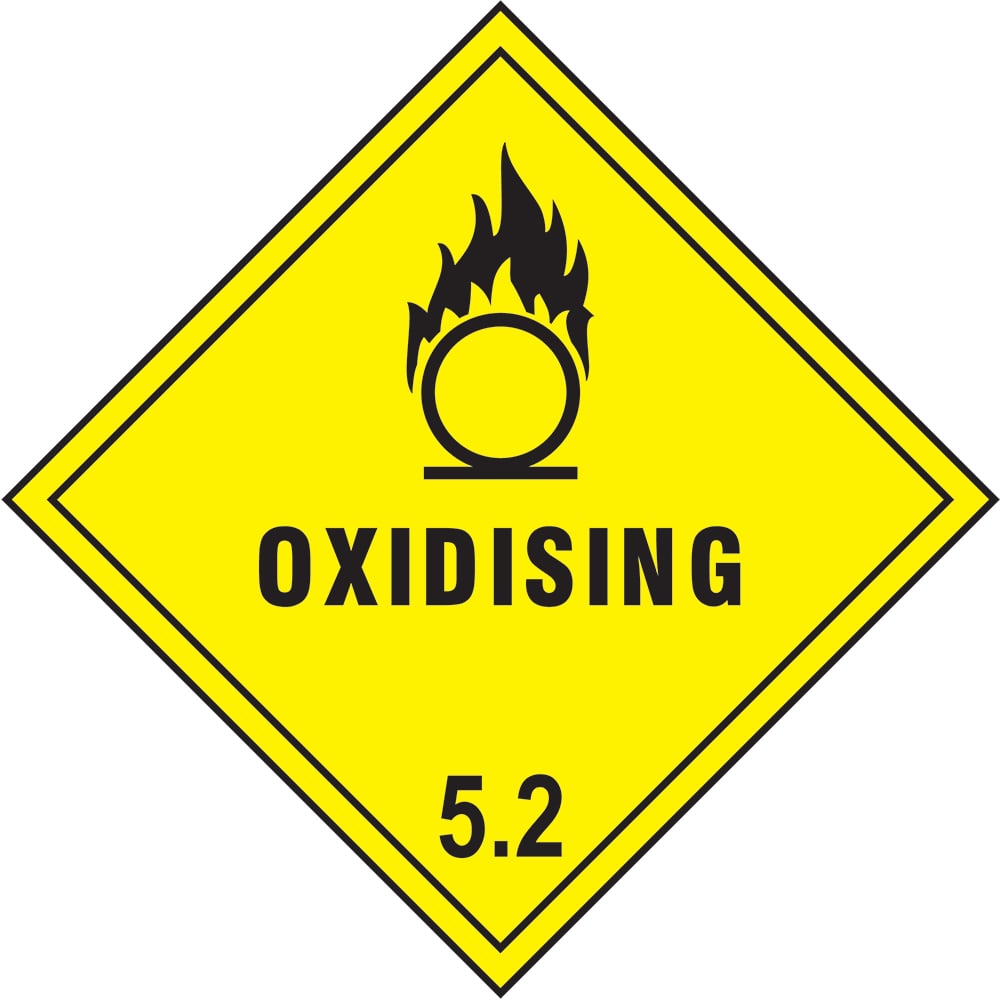 Signage: Oxidising 5.2 (DANG0018)