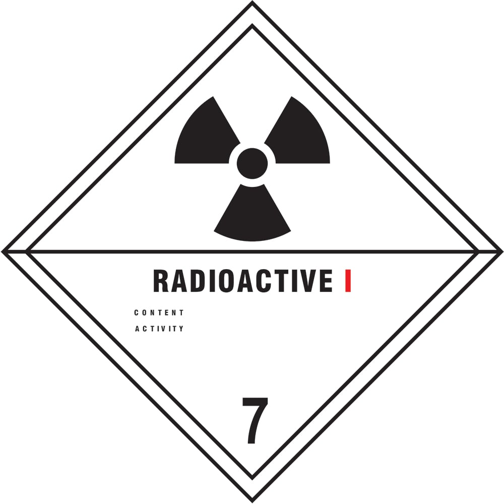 Signage: Radioactive 7 (DANG0020)