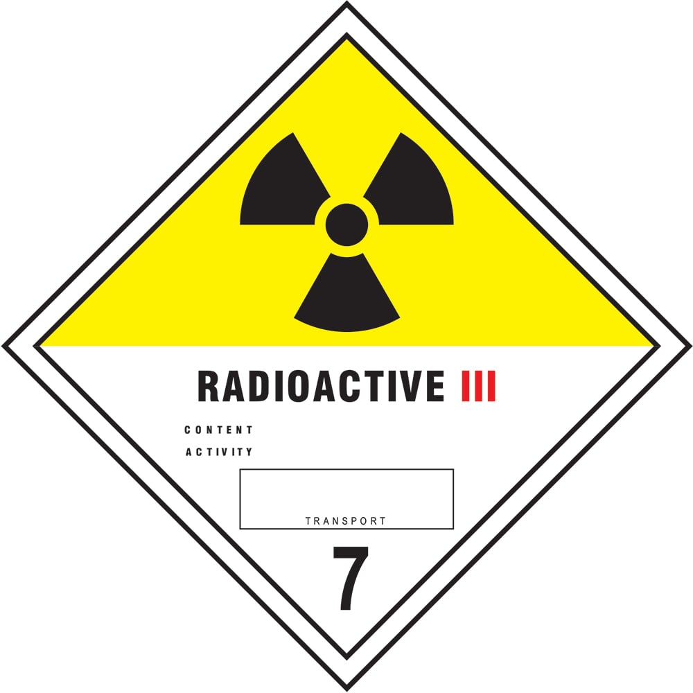 Signage: Radioactive Iii (DANG0022)