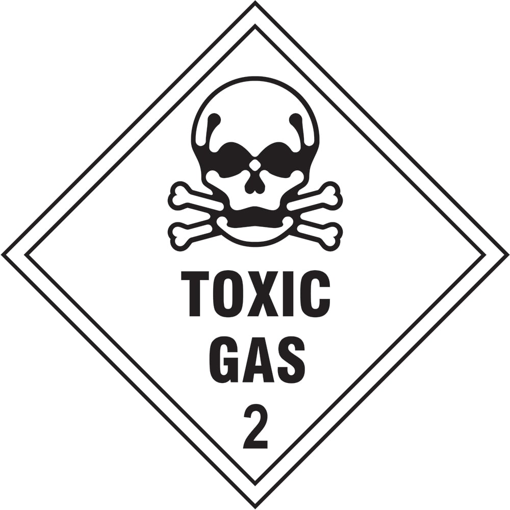 Signage: Toxic Gas (DANG0025)