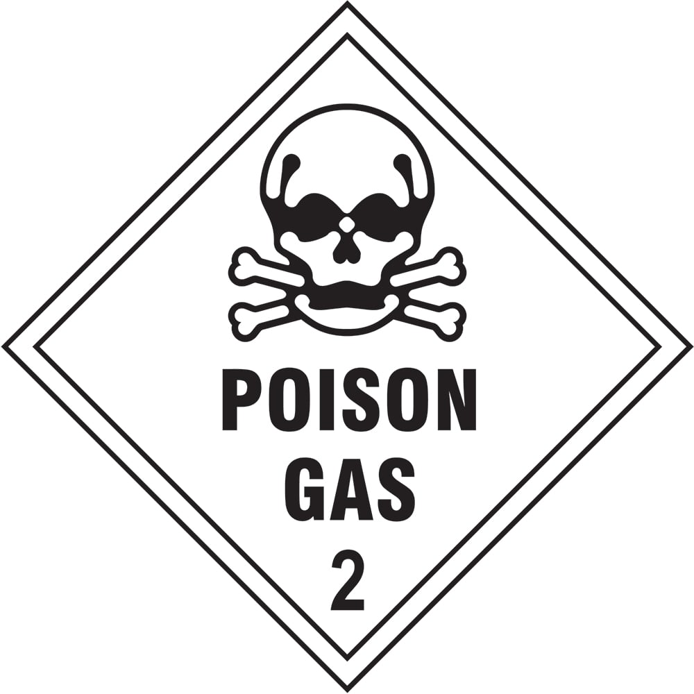 Signage: Poison Gas 2 (DANG0027)