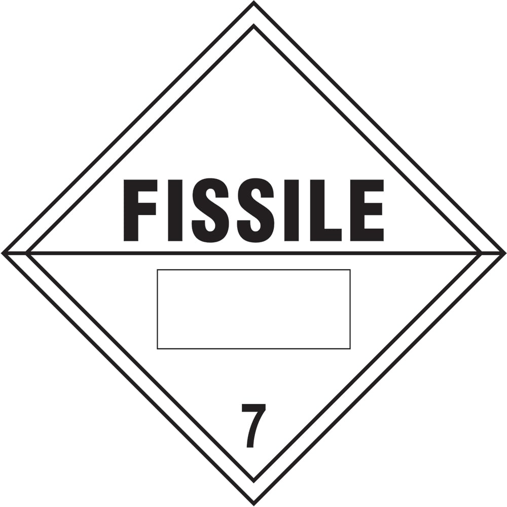 Signage: Fissile (DANG0028)