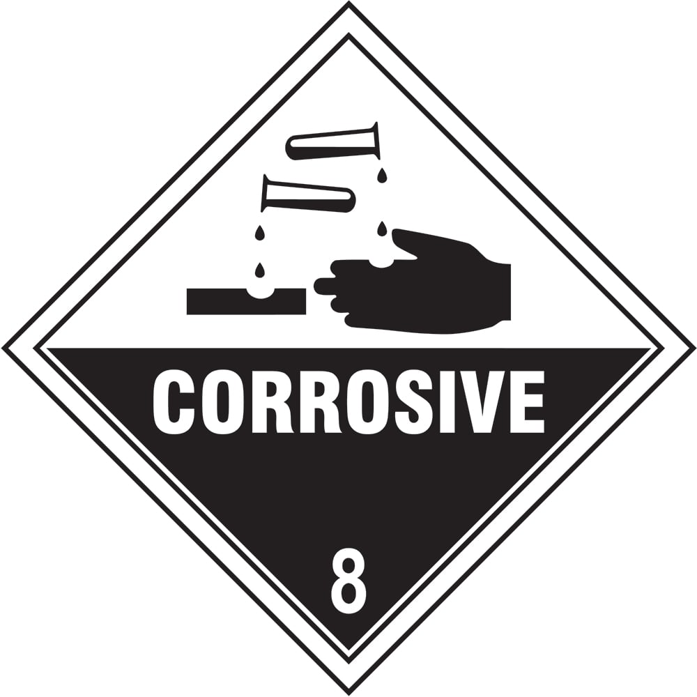 Signage: Corrosive (DANG0030)