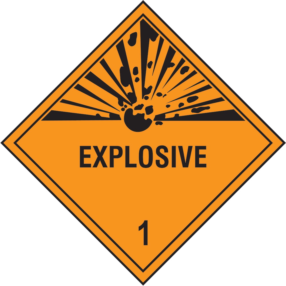 Signage: Explosive (DANG0031)