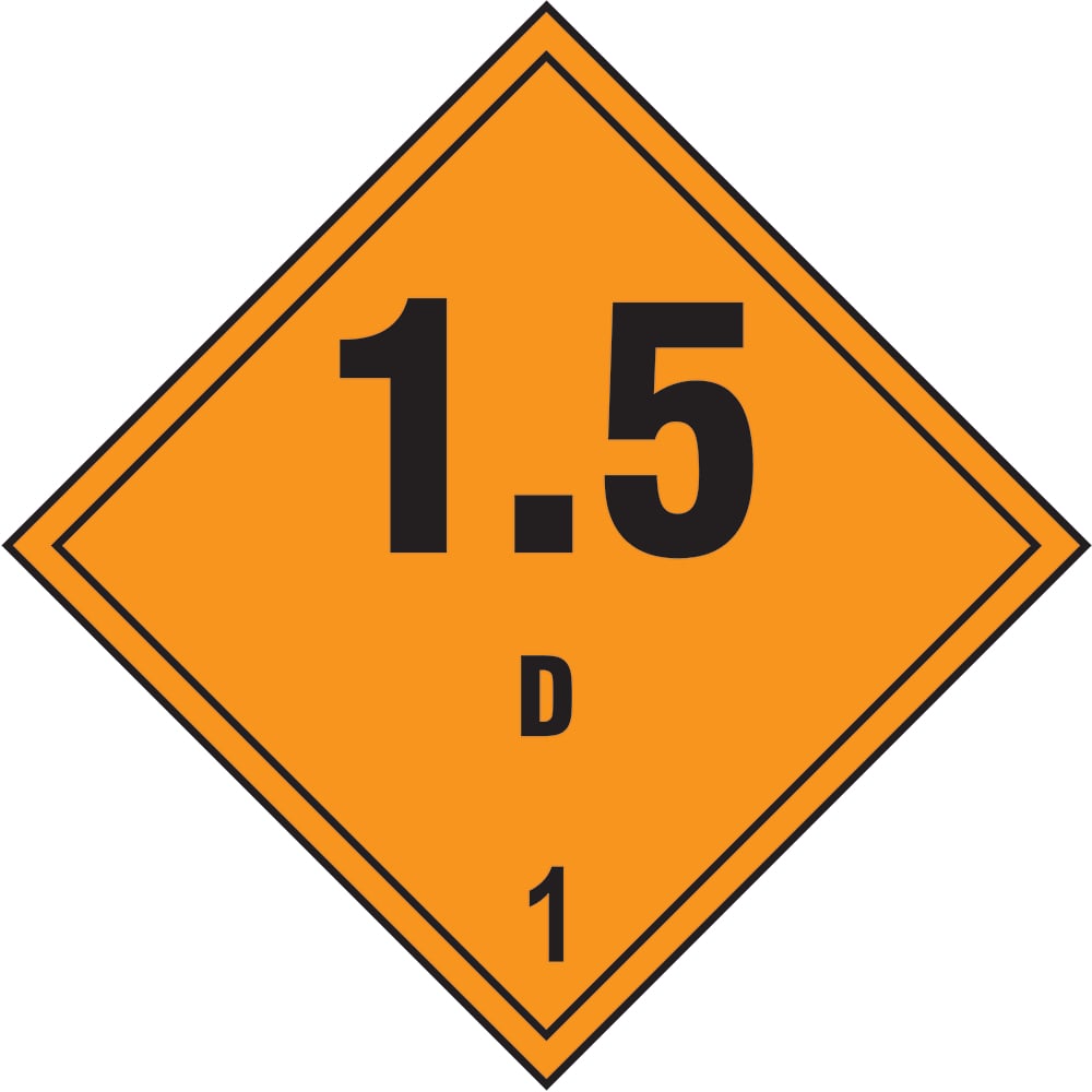 Signage: Explosives 1.5D (DANG0033)