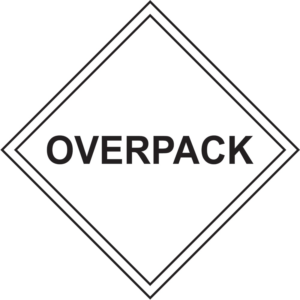Signage: Overpack (DANG0035)