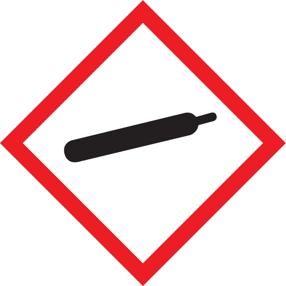 Signage: Gas Cylinder Hazard (DANG0046)