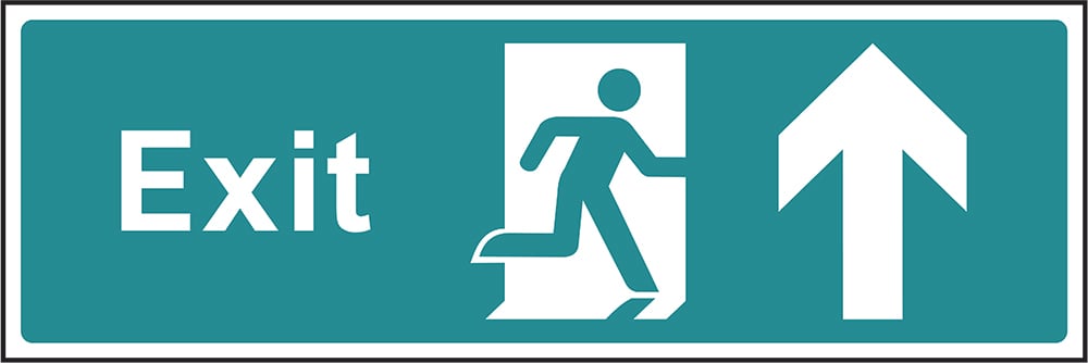 Signage: Exit Up (EMER0015)