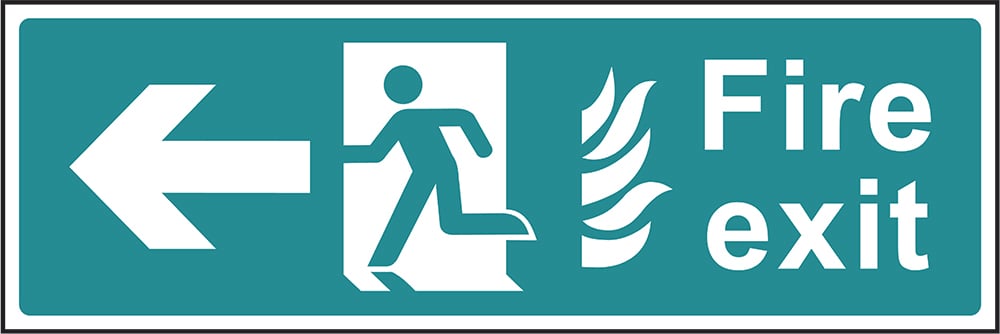 Signage: Fire Exit Left (EMER0019)