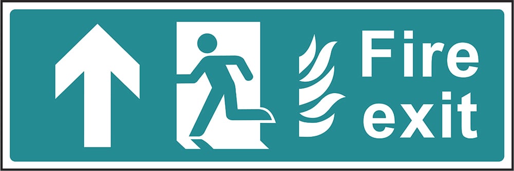 Signage: Fire Exit Up (EMER0023)