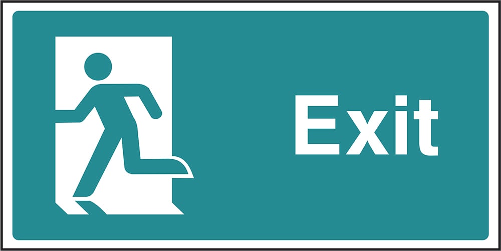 Signage: Exit (EMER0034)