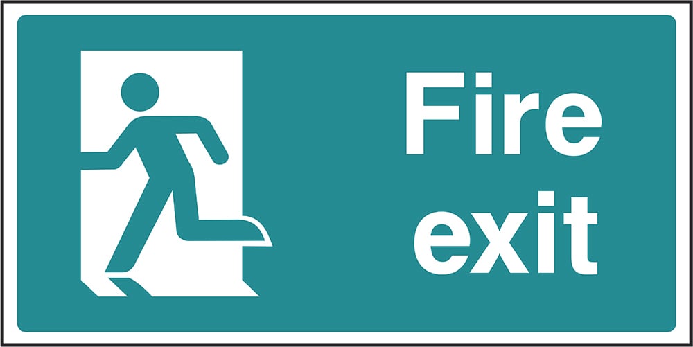 Signage: Fire Exit (EMER0036)