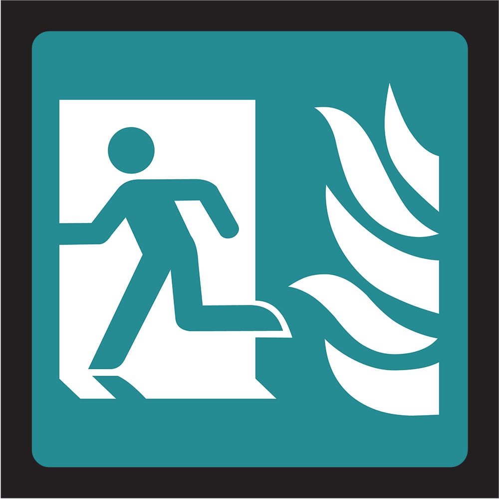 Signage: Fire Exit Emergency (EMER0055)