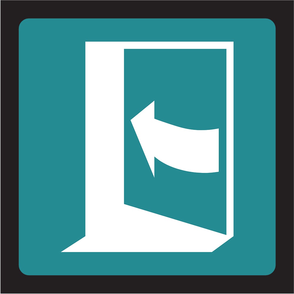 Signage: Fire Exit Left (EMER0057)