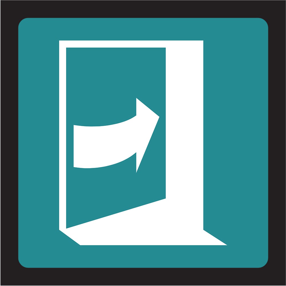 Signage: Fire Exit Right (EMER0058)