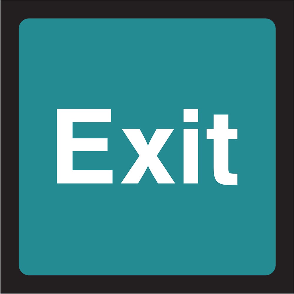 Signage: Exit (EMER0059)
