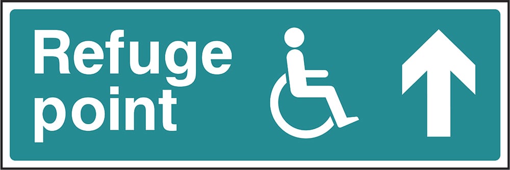 Signage: Refuge Point Up (EMER0073)